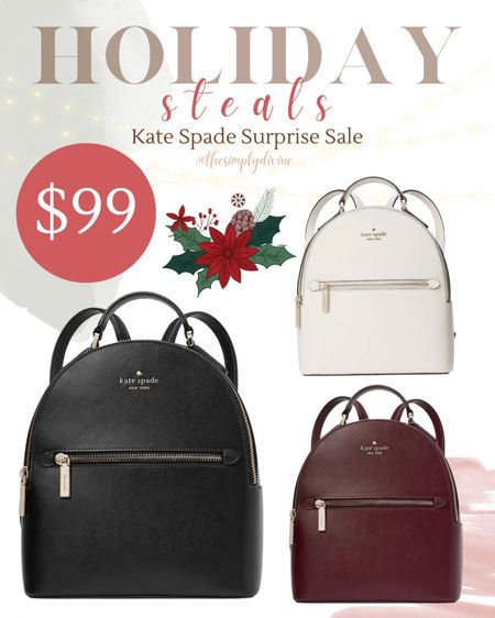 Kate Spade Surprise backpack sale!! 😍🛒

| Kate Spade | Kate Spade Surprise | backpack | mini backpack | gift guide | holiday | seasonal | gifts for her | purse | bag | designer | designer bag | sale | 

#LTKGiftGuide #LTKitbag #LTKsalealert