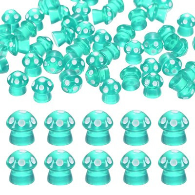 Unique Bargains Luminous Mini Resin Glow in the Dark Figurine 0.43inch/1.1cm 50 Pcs Green | Target