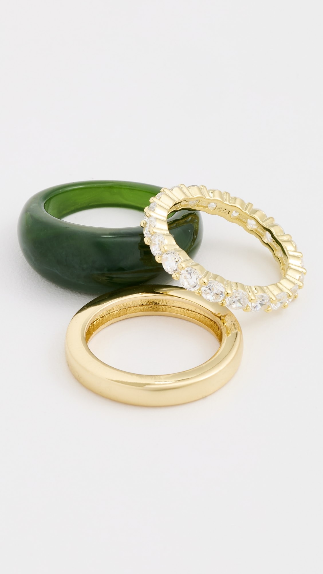 Jacques Pave Ring Set | Shopbop