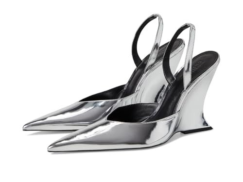 Schutz Women's Siena Pump, Silver, 10.5 | Amazon (US)