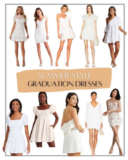 These white dresses are perfect for graduation and graduation party season! 

#LTKFind #LTKstyletip #LTKunder100