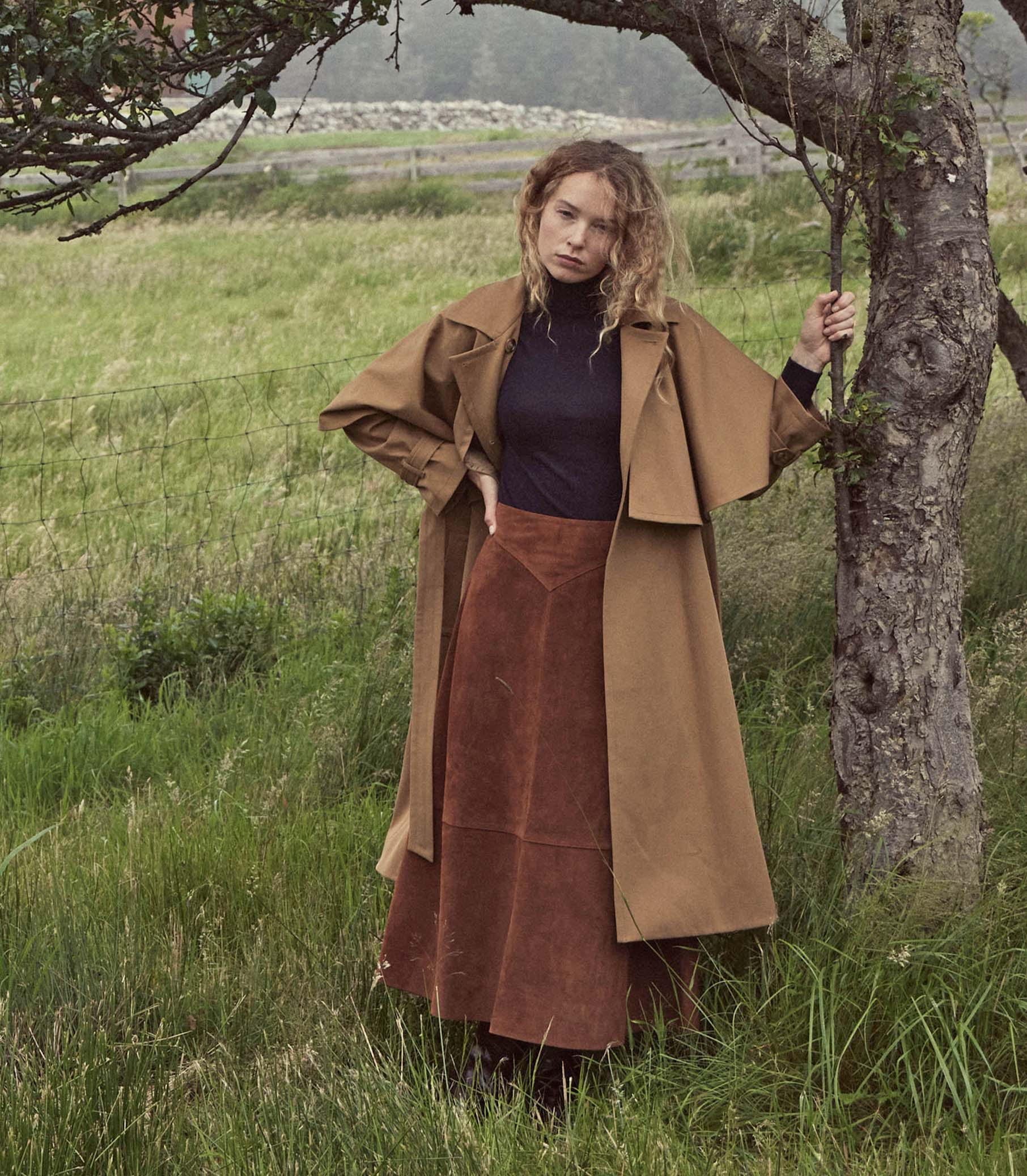 Carmella Skirt - Cedarwood | DÔEN | DOEN