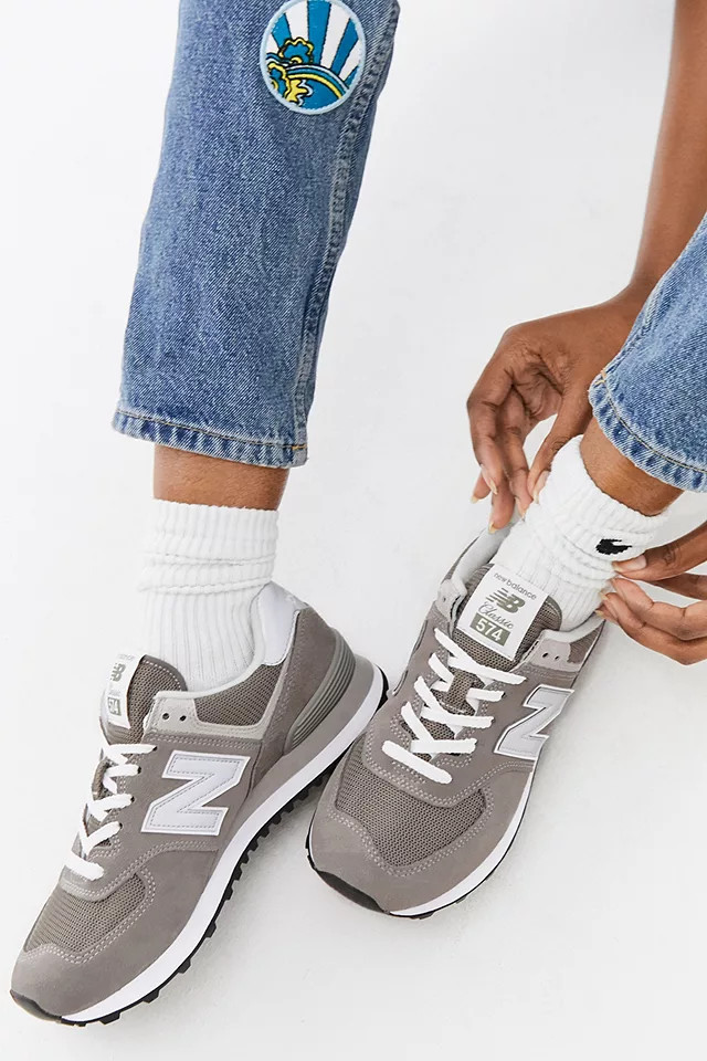New Balance 574 Grey Trainers | Urban Outfitters (EU)