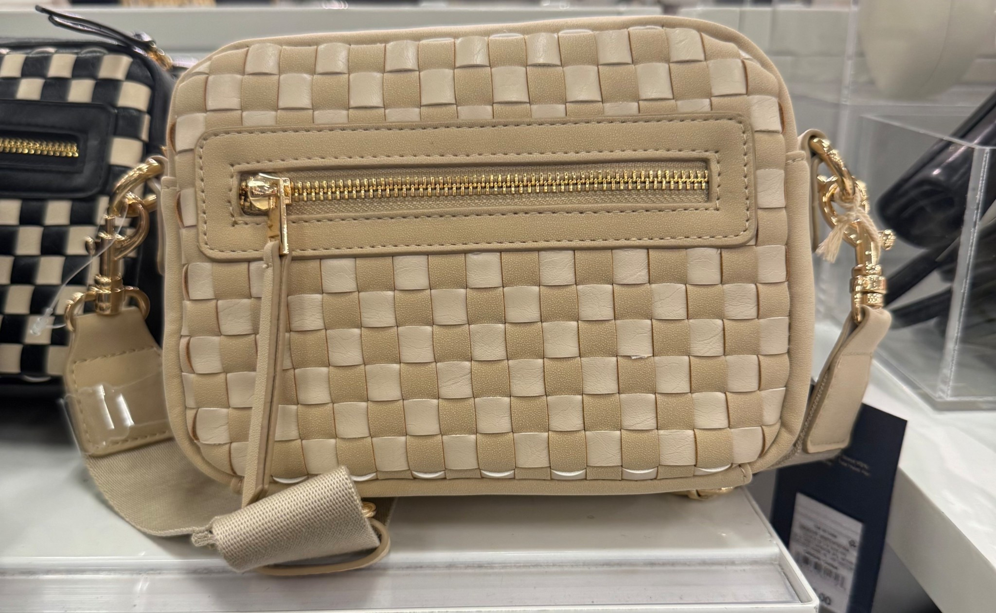 Brown tan light brown checkered cross body bag handbag purse tote Handbag tote mini bag purse

#LTKFindsUnder50 #LTKSaleAlert #LTKItBag