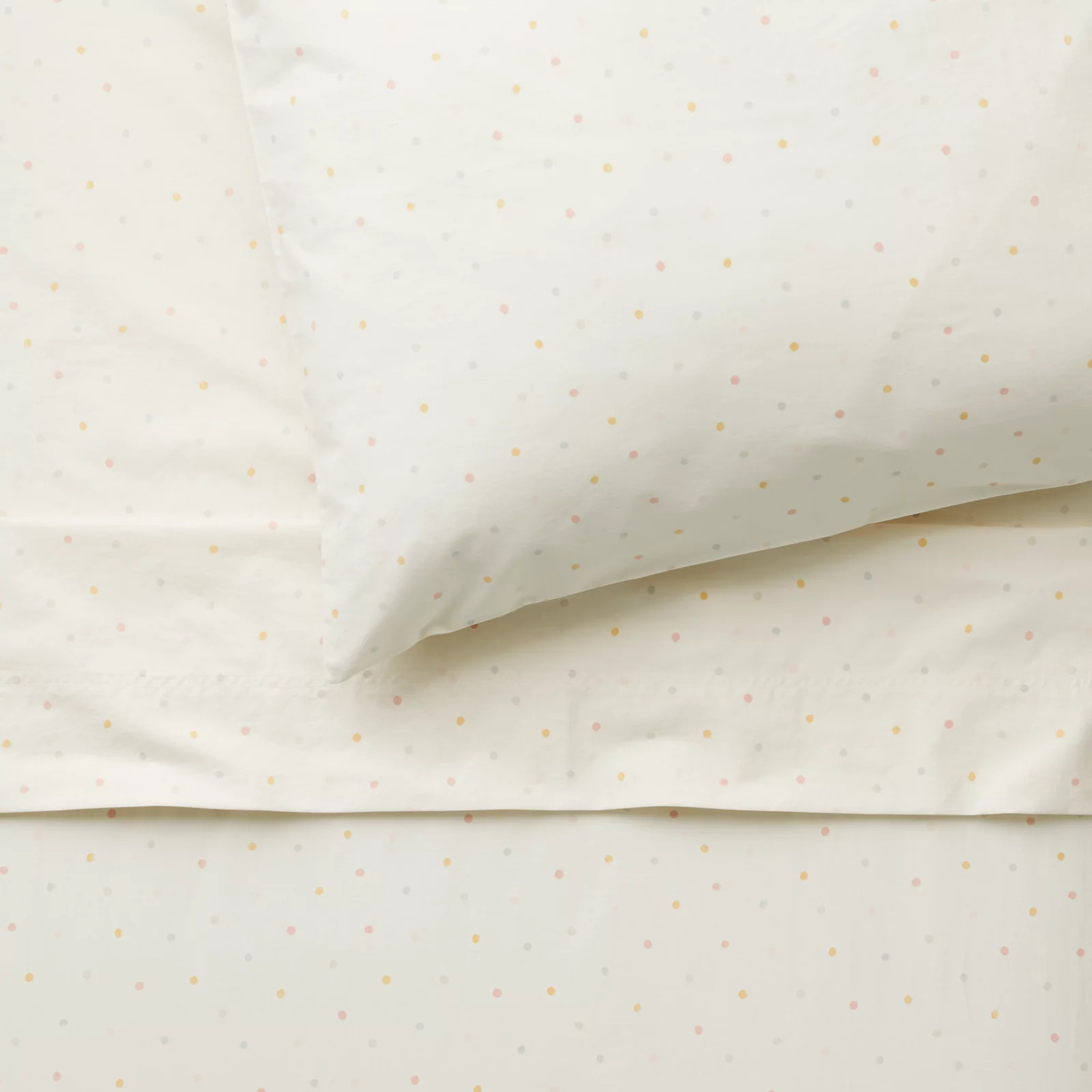 Little Co. by Lauren Conrad Organic Cotton Percale Sheet Set or Pillowcases, Multi Dots | Kohl's