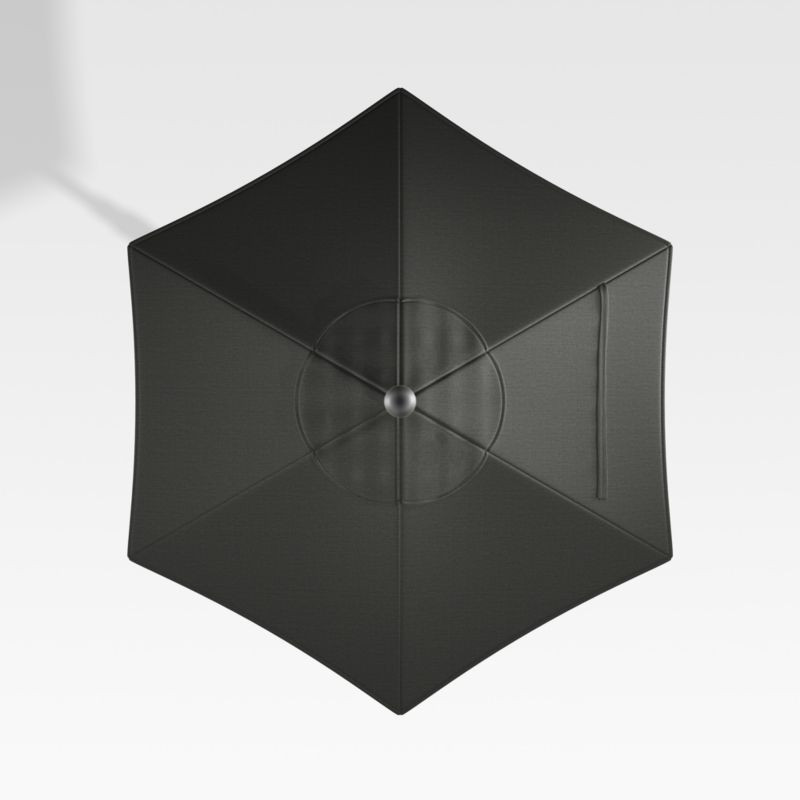 6' Round Sunbrella Umbrella Canopy | Crate & Barrel | Crate & Barrel