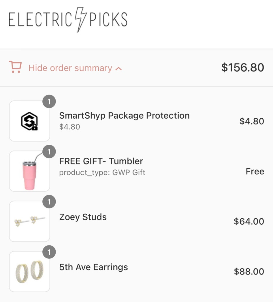 ⚡️ YOU GUYS ELECTRIC PICKS IS HAVING A 3 DAY SPECIAL! ⚡️
•Spend $50+ get a FREE phone charm w purchase 
•Spend $100+ get a FREE pink sherpa pouch
•Spend $150+ get a FREE pink drink tumbler
I just purchased the Zoey Studs & the 5th Avenue Earrings 😍 They are going to look soooo good paired together! (Spent $150+ so I got the pink drink tumbler!) So so grateful for this gift! Electric Picks has my heart🫶🏼⚡️ 

#LTKGiftGuide #LTKstyletip #LTKsalealert