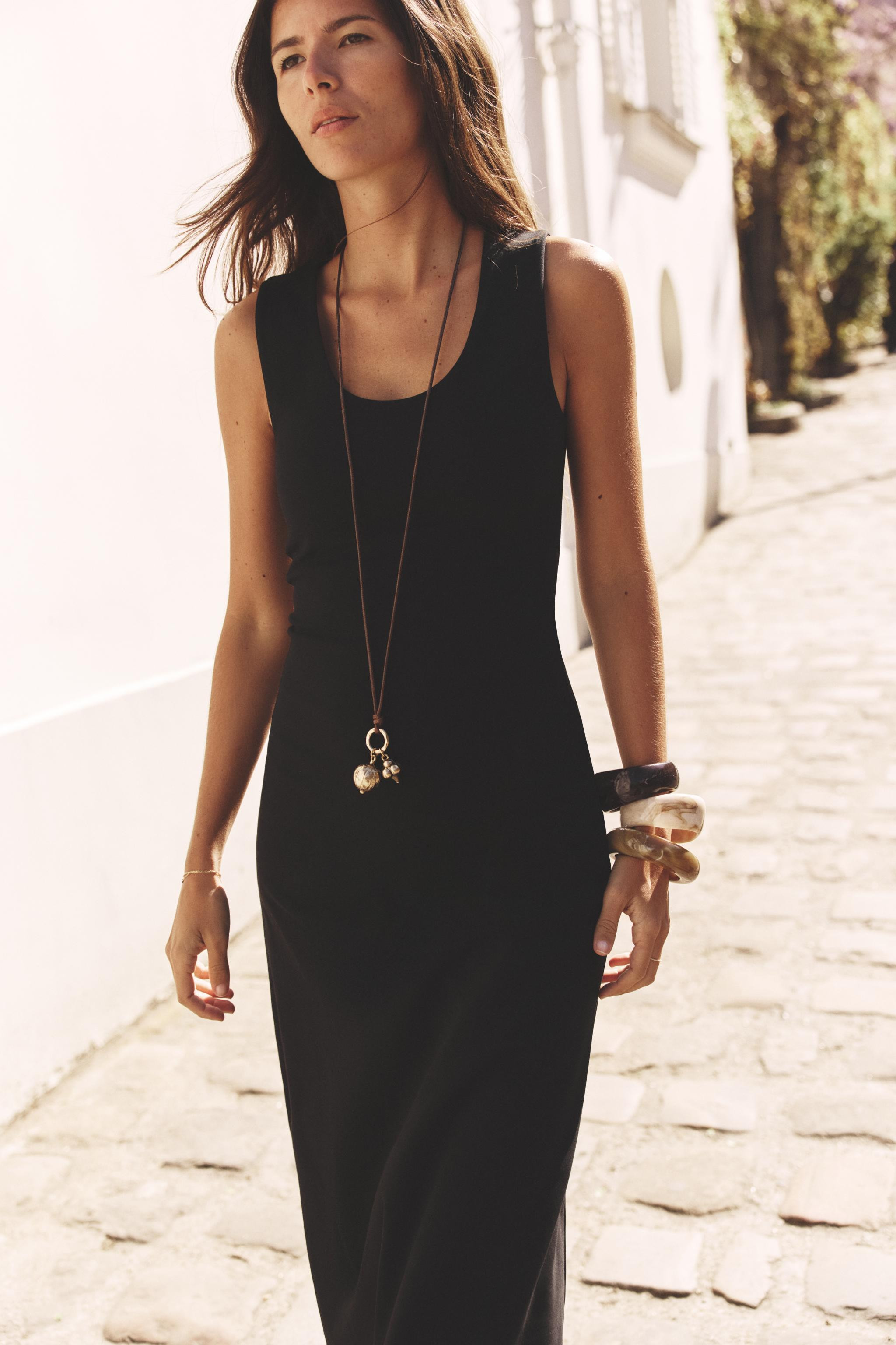 INTERLOCK MIDI DRESS | Zara US