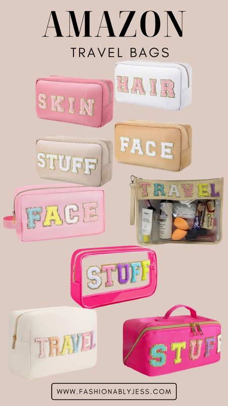 Love these cute makeup and toiletry travel bags from Amazon 

#LTKfindsunder50 #LTKitbag #LTKtravel