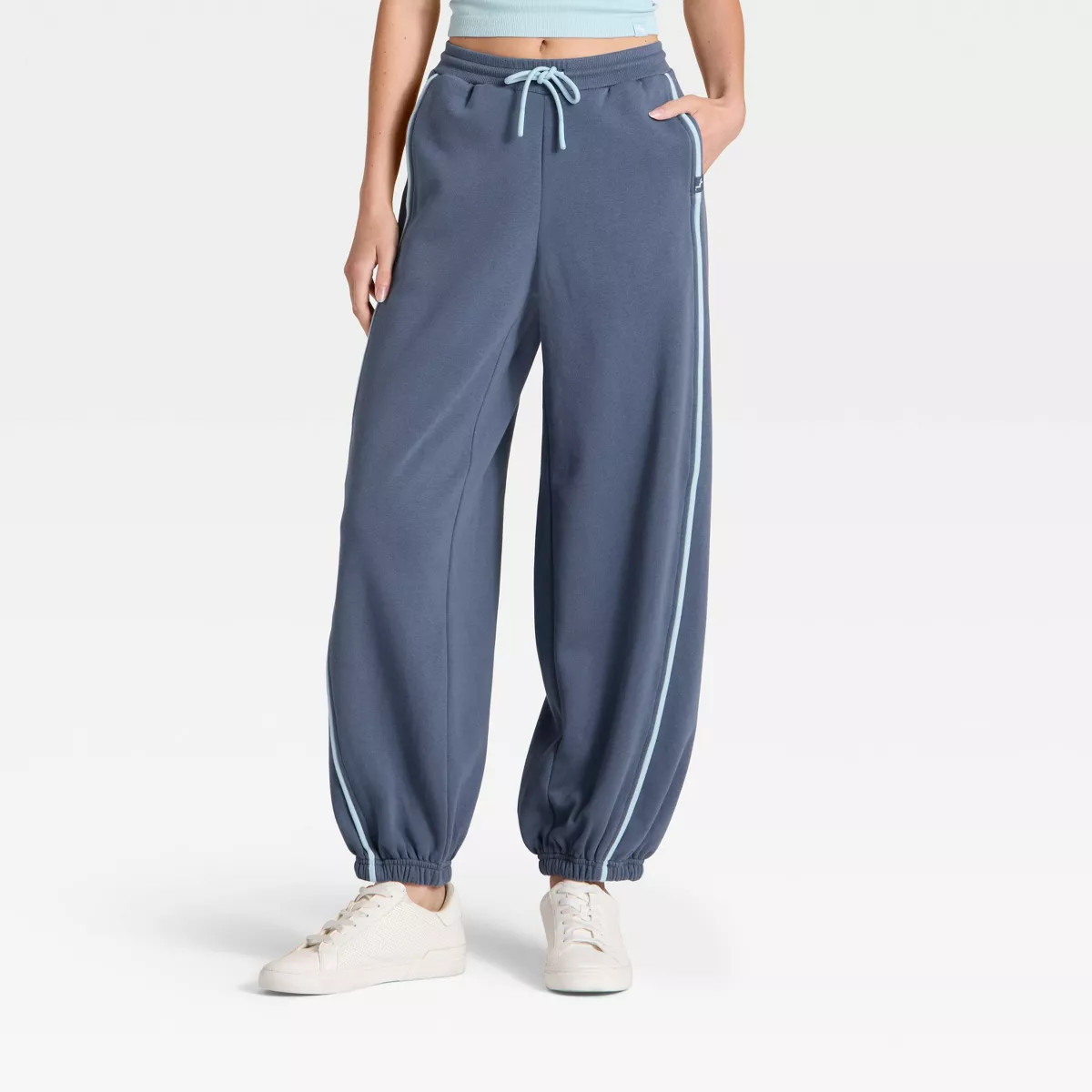 Women's Barrel Leg Fleece Jogger Sweatpants - JoyLab™ | Target