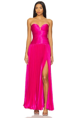 AMUR Ludlow Strapless Gown in Wild Orchid from Revolve.com | Revolve Clothing (Global)