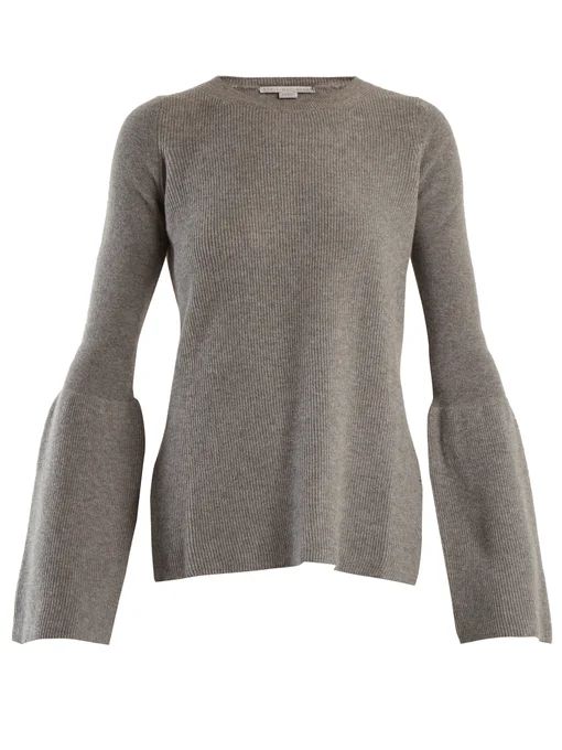 Flare-sleeved wool sweater | Stella McCartney | Matches (US)