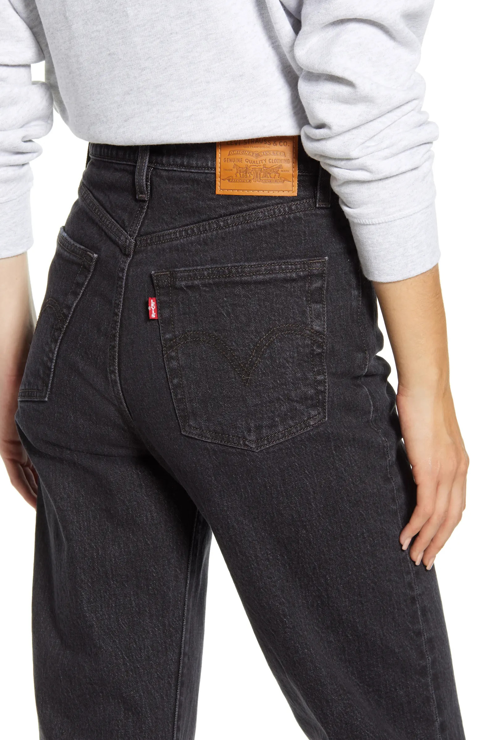 Ribcage High Waist Ankle Straight Leg Jeans | Nordstrom
