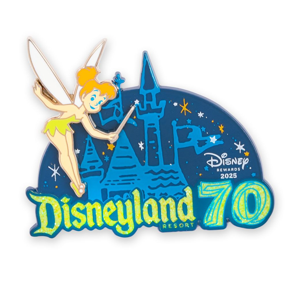 Tinker Bell Pin – Disneyland 70th Anniversary – Disney® Visa® Cardmember Exclusive 2025 –... | Disney Store