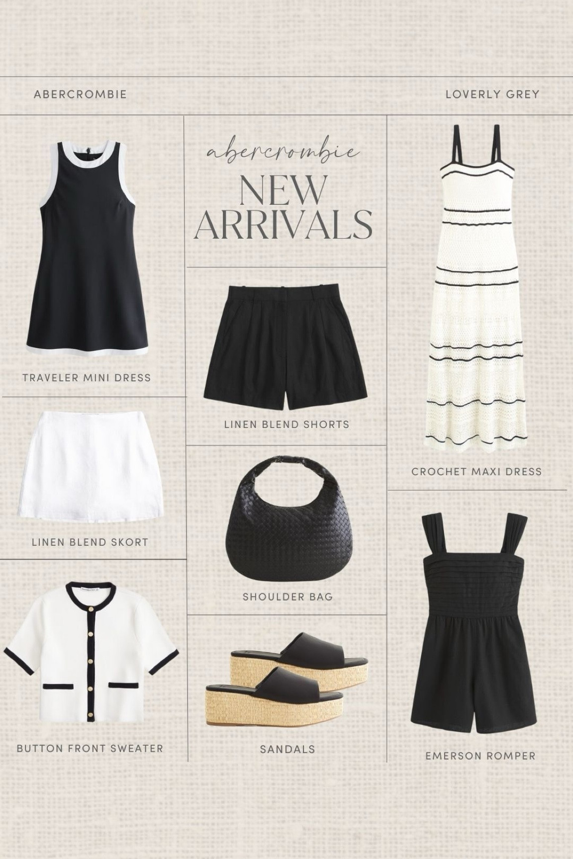 Loverly Grey Abercrombie new arrivals. This crochet maxi dress and Emerson romper are perfect for a beach getaway! 

#LTKSeasonal #LTKstyletip #LTKbeauty