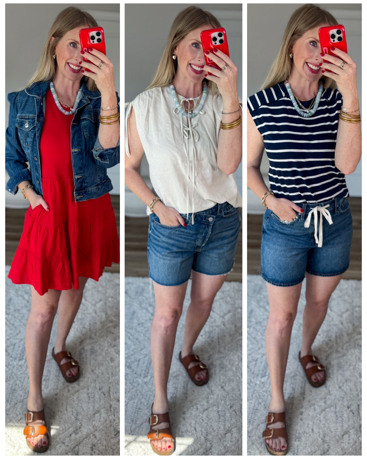 Daily try on, Walmart outfit, Walmart fashion, Walmart style, time and tru, red white and blue outfit

#LTKootd #LTKmomlife