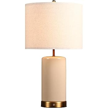O’Bright Dune - Battery Powered Table Lamp, Rechargeable Cordless Ceramic Lamp, Full-Size 24 In... | Amazon (US)