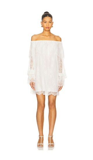 Tularosa Winona Mini Dress in White. - size XS | Revolve Clothing (Global)