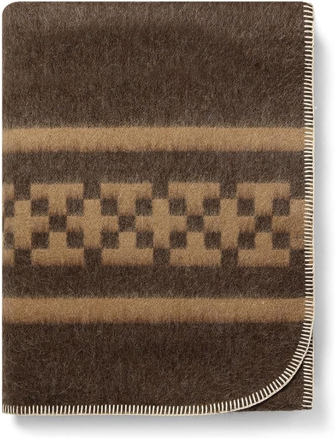 Thick Alpaca Wool Blanket Heavyweight Camping Outdoors Indoors Soft Peru Twin Size New Ethnic Des... | Amazon (US)