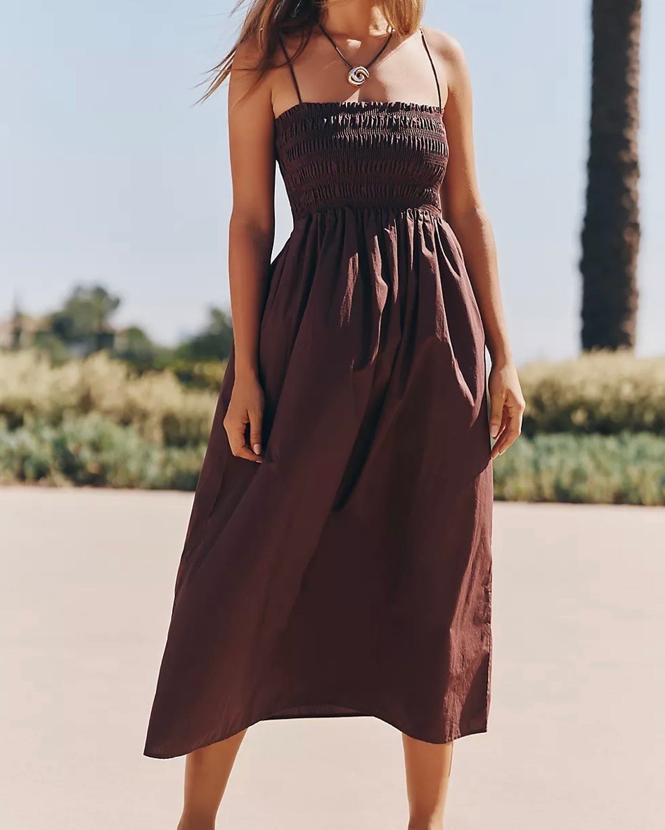 Z Supply Cornelia Poplin Dress at Anthropologie 
The most gorgeous color  Chocolate Cherry


Summer Dress

#LTKOver40