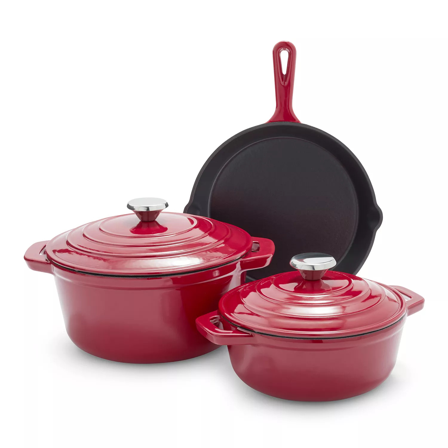 Sur La Table Enameled Cast Iron 5-Piece Set | Sur La Table