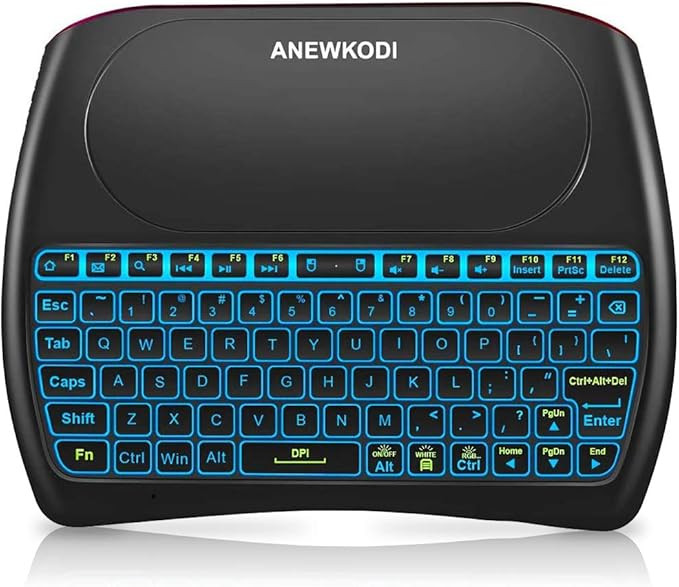 2.4GHz Mini Wireless Keyboard with Touchpad, ANEWKODI Rechargeable Li-ion Battery & Multi-Media K... | Amazon (US)