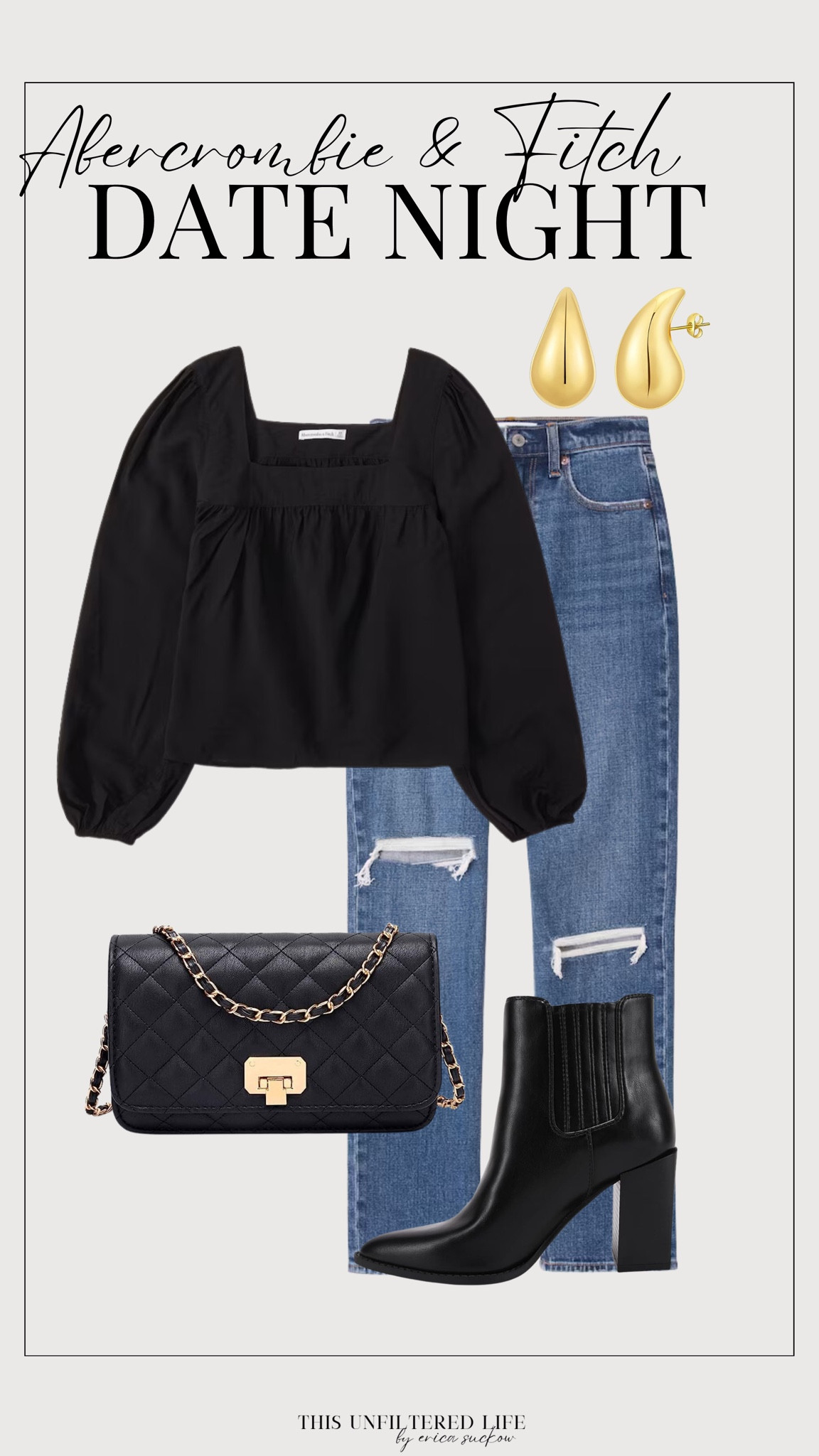 Abercrombie & Fitch - Date Night Outfit - Fall Date Night Outfit - Styling Denim - Cute Fall Outfit 

#LTKstyletip #LTKSeasonal #LTKmidsize