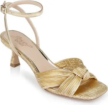 Jewel Badgley Mischka True Ankle Strap Kitten Heel Sandal (Women) | Nordstrom | Nordstrom