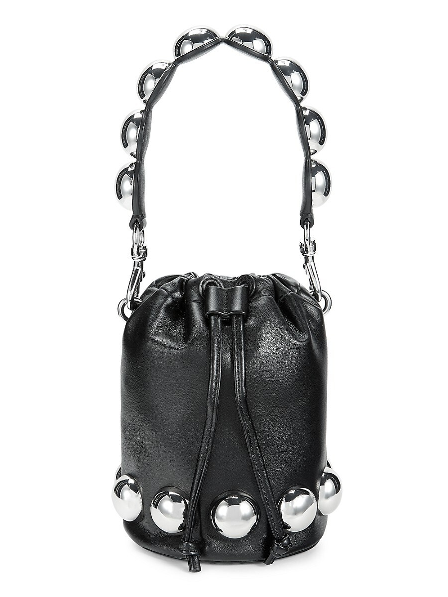 Rebecca Minkoff Women's Stud Small Bucket Bag - Black | Saks Fifth Avenue OFF 5TH