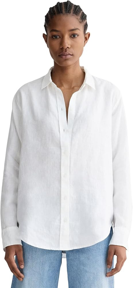 Everlane Women's The Must-Have Linen Shirt | Relaxed Fit Button-Down in Certified European Flax L... | Amazon (US)