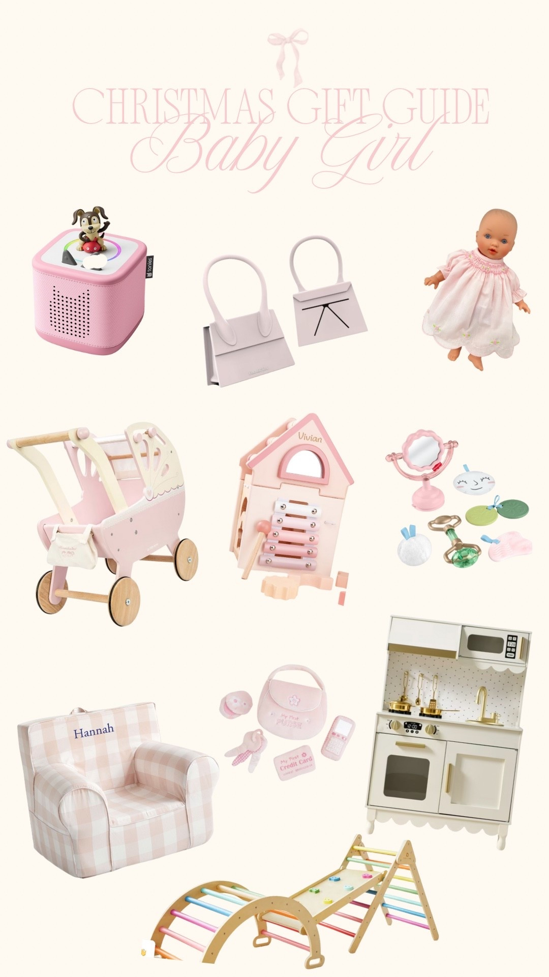🎀Gift Guide for Baby Girl🎀 My top picks for baby girl toys this holiday season—shop them all on LTK! 

#LTKHoliday #LTKBaby #LTKGiftGuide