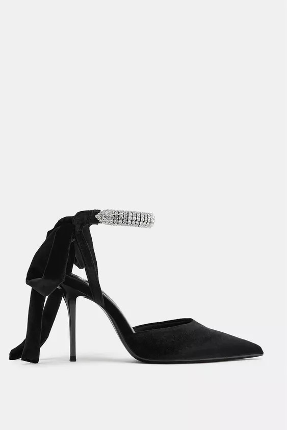 SPARKLY SLINGBACK HEELS | Zara US