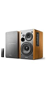 Edifier R1280DB Powered Bluetooth Bookshelf Speakers - Optical Input - Wireless Studio Monitors -... | Amazon (US)