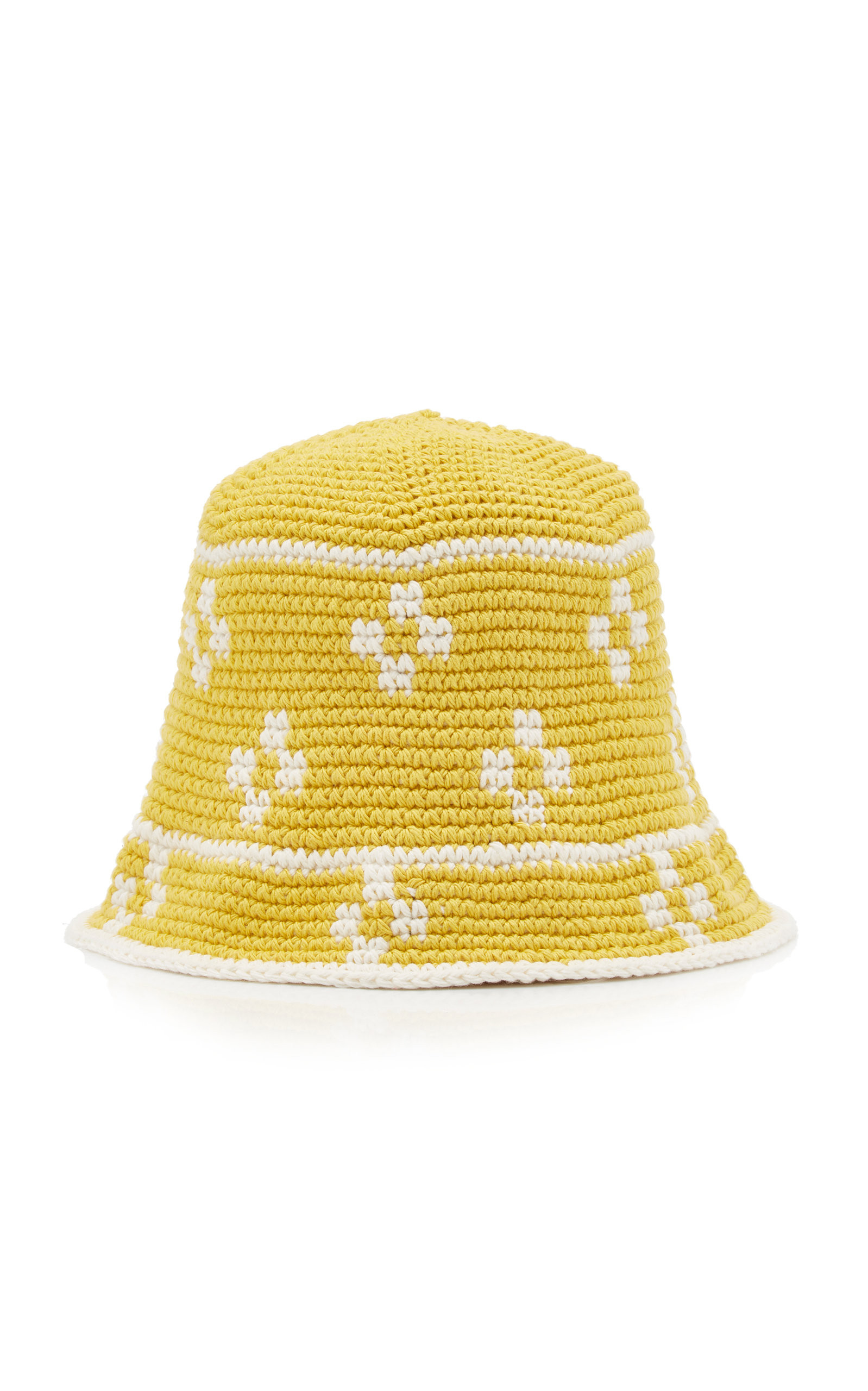 Memorial Day - Women's Crochet Floral Bucket Hat - Yellow - Size 1 - Moda Operandi | Moda Operandi (Global)