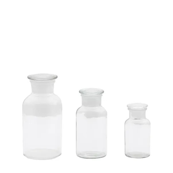 Apotheca Set of 3 Glass Vases | Dunelm (migrated)