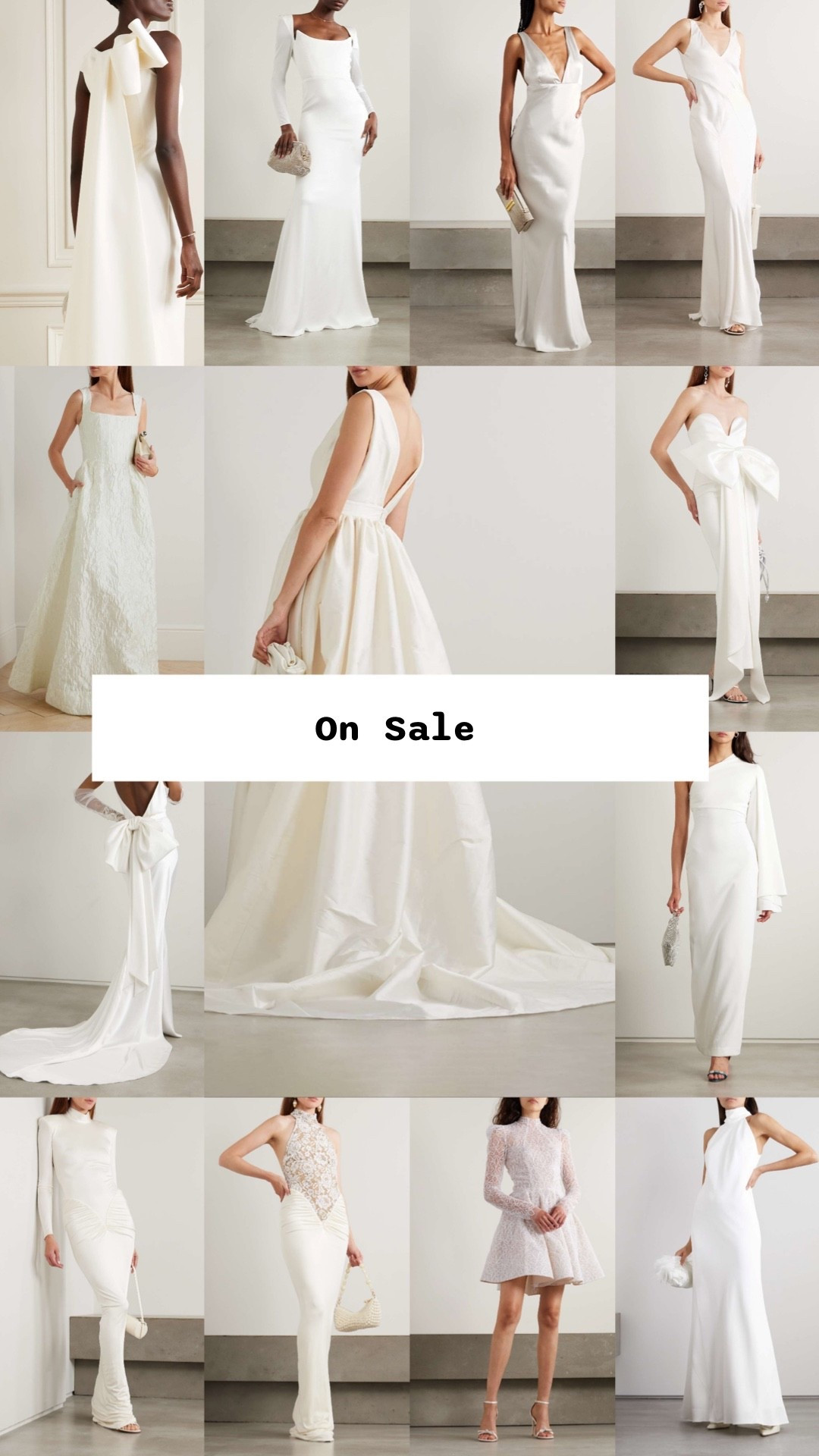 Designer wedding dresses on sale at Net-A-Porter.

For engagement photo or party, bachelorette party, bridal shower, rehearsal dinner, welcome dinner, wedding reception, elopement, backyard wedding, beach wedding, destination wedding, city hall wedding, courthouse wedding, micro wedding, after party, welcome dinner.

#LTKWedding #LTKSeasonal #LTKSaleAlert