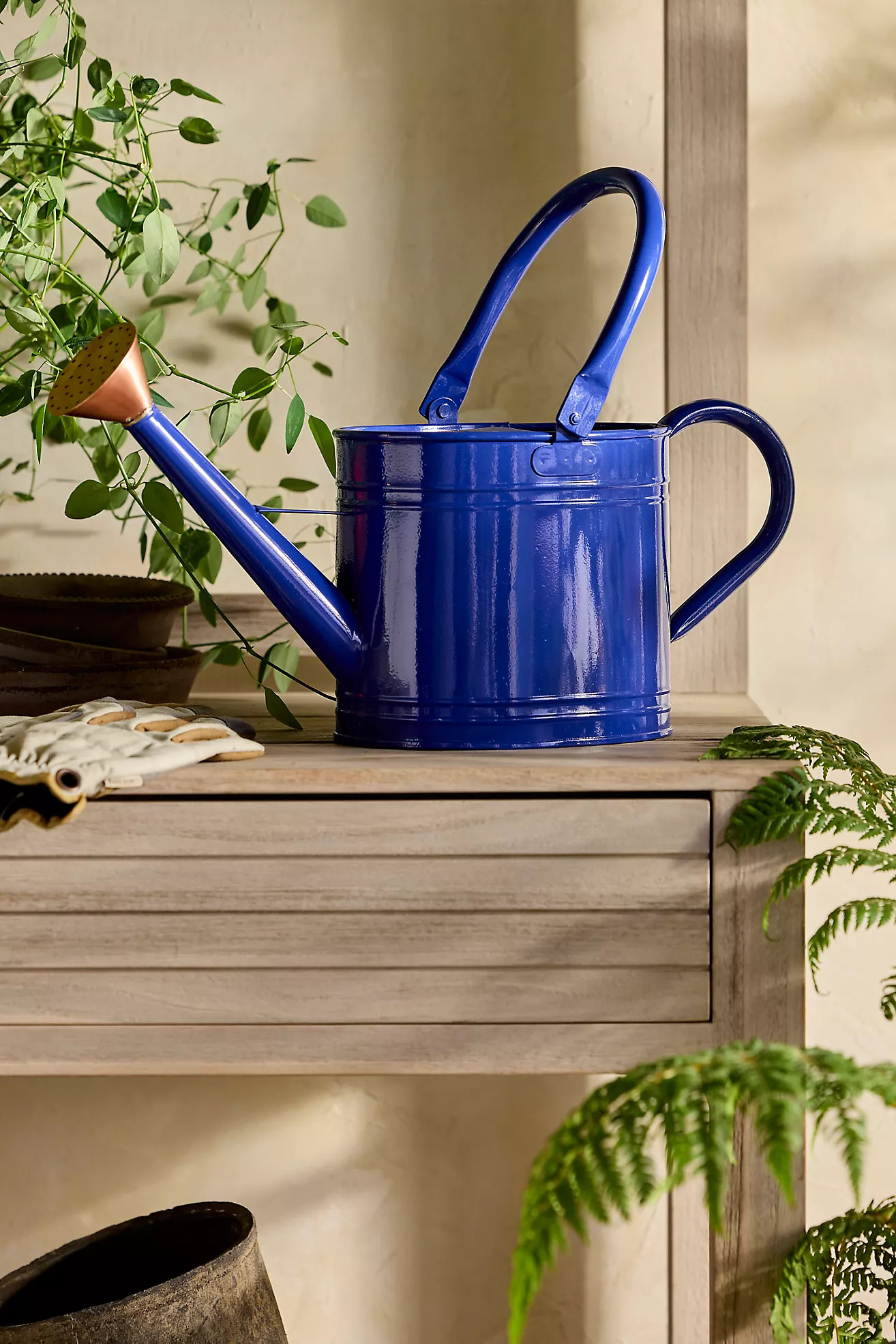 Enameled Iron 2 Liter Watering Can | Terrain