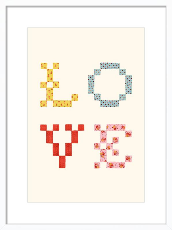 LOVE Appliqué Quilt | Artfully Walls