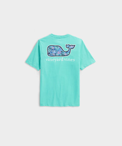 Boys' Turtle Palm Whale Short-Sleeve Pocket Tee | vineyard vines