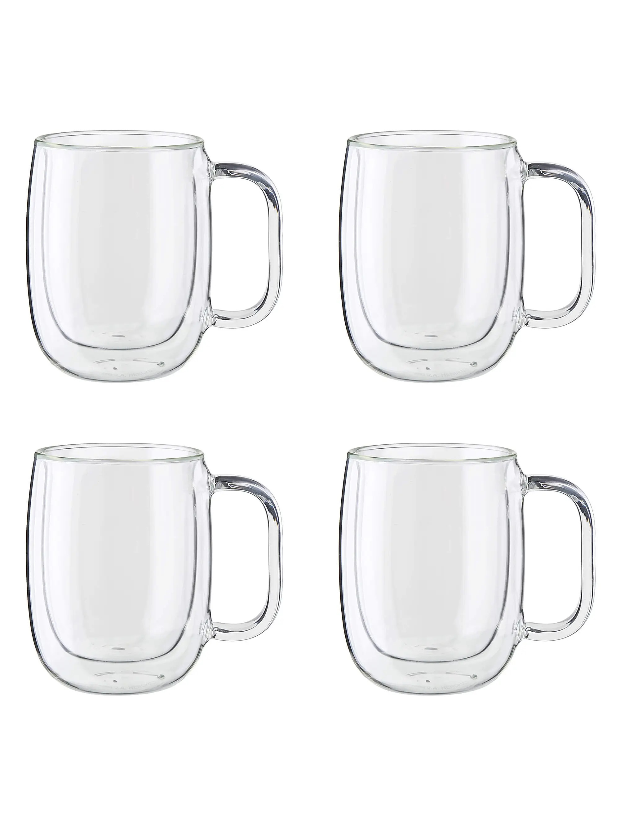 Sorrento Plus 4 Piece Double-Wall Glass Coffee Mug Set | Saks Fifth Avenue