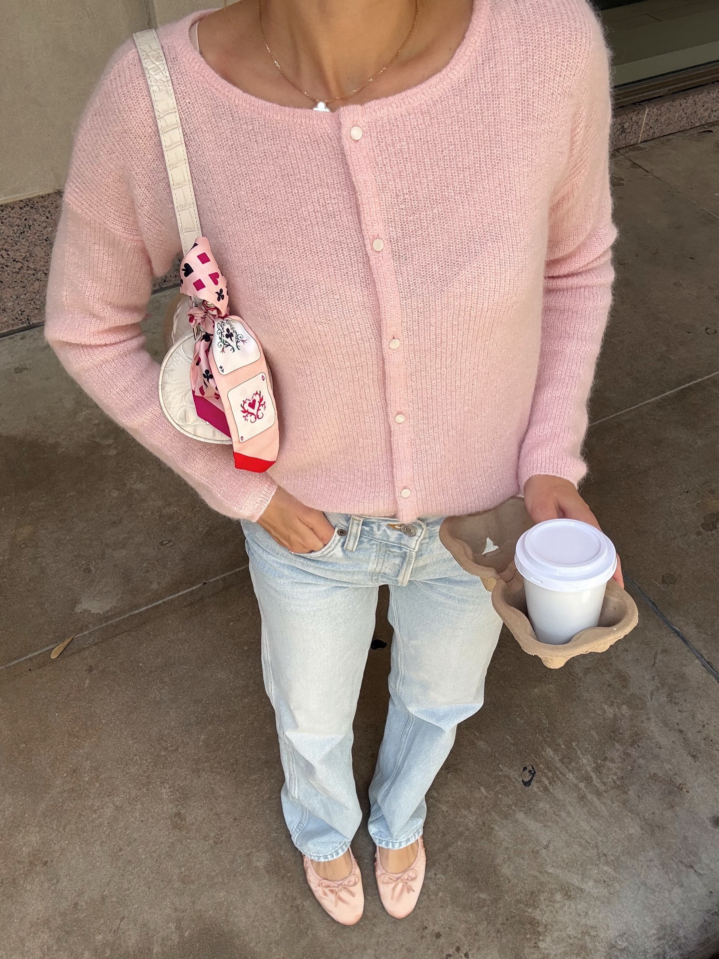 ballet flats & knits for spring 🩰 @sezane #streetstyle #balletislife