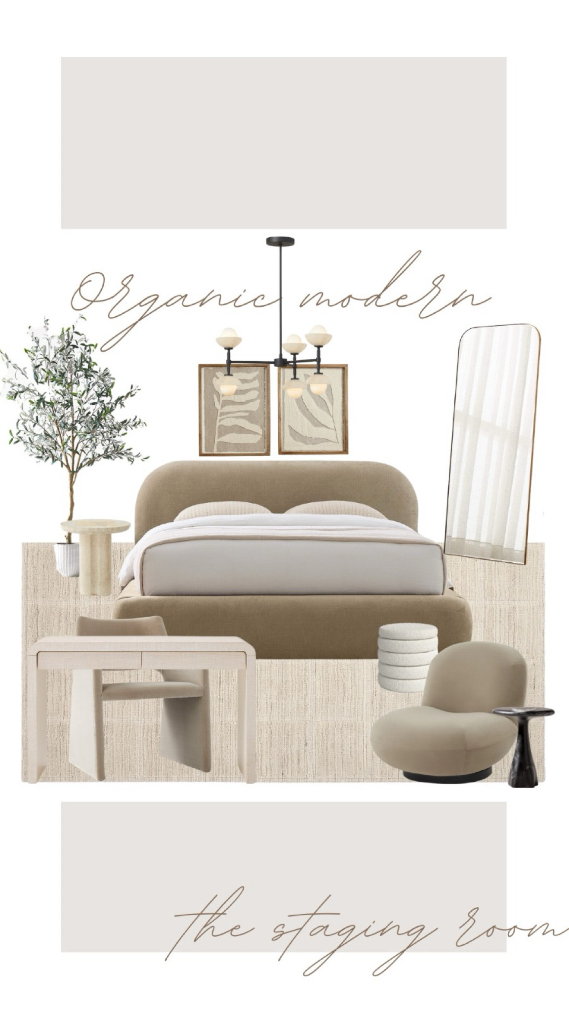 Organic modern bedroom

#organicmoderndesign #organicmodernhome #organichome #neutraltones #neutraldesign #homedecor #platformbed #westelm #wayfair #crateandbarrel #potterybarn