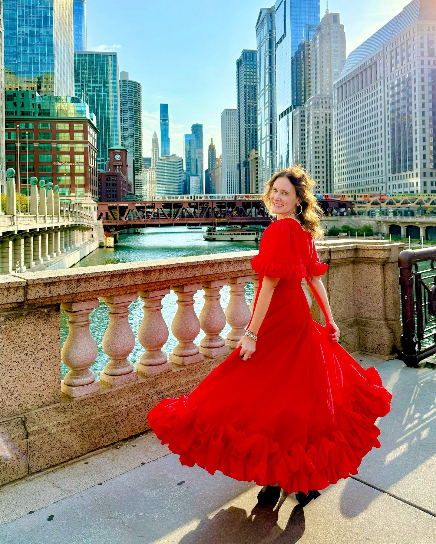 The holidays may still be weeks away, but it’s never too early to start planning those festive looks! ✨ I’ve already found the perfect dress from @ivycityco. Whether it’s family gatherings, holiday photos, or an office party, Ivy CIty Co. has you covered with the most gorgeous pieces.

Why wait to find your holiday outfit? Use code GINNY15IVY for 15% off your order at Ivy City Co and get ready to sparkle all season long!

I am wearing the Kendy Dress in Red. Comment SHOP & I’ll DM dress details. 🫶🏻

.

.

.

.

#IvyCityCo  #HolidayStyle #FestiveFashion #mychicagopix #HolidayOutfitInspo  #ltk #ltkfashion #ltkholidaystyle #chicagogram #chicagoriver 
#IvyCityCoStyle  #HolidayCountdown #Chicago #EarlyHolidayShopping #FallIntoTheHolidays #StyleAheadOfTheSeason #FallinChicago #ChicagoViews #ChicagoInfluencer  #CelebrateInStyle