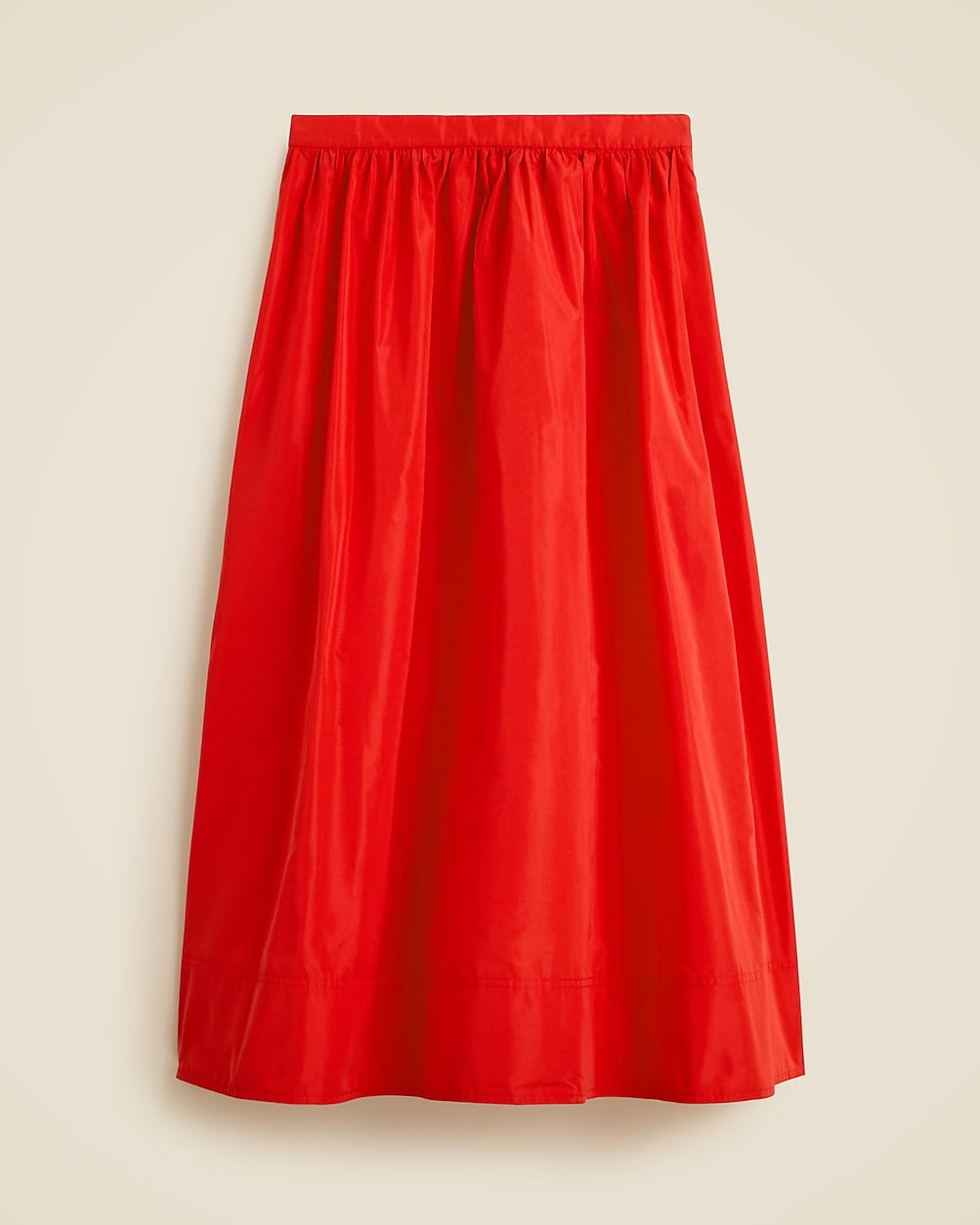 Midi ball skirt in taffeta | J. Crew US