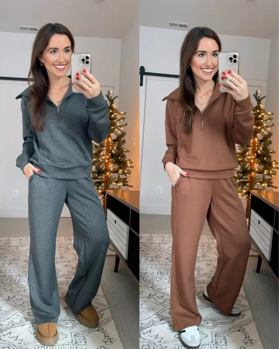 Spanx air essentials inspired set from Amazon. I’m in XS and I’m 5’3. Colors dark grey and caramel #LTKCyberWeek

 

 #LTKHoliday #LTKootd #LTKSeasonal