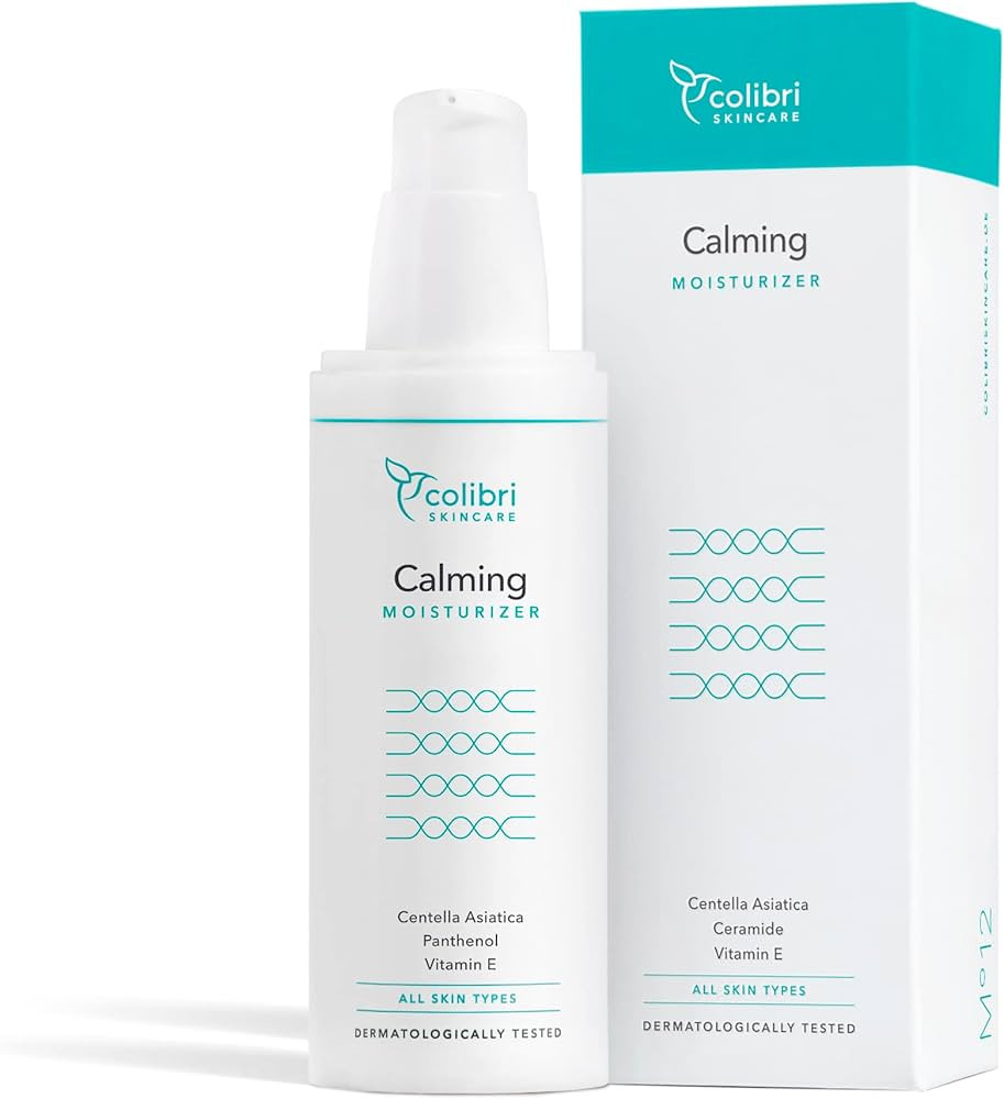 colibri skincare Calming Moisturizer 80ml - Tagescreme mit Hyaluron Serum und Sheabutter für opt... | Amazon (DE)