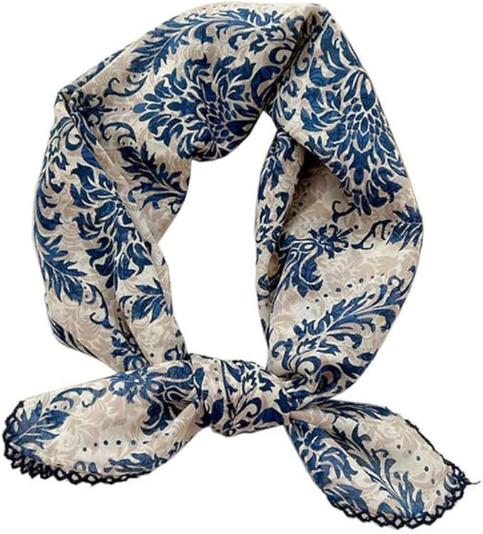 Large Cotton Bandana Headband, Head Wrap, Protective Coverage, Hair Neck Scarf for Women 28 x 28 ... | Amazon (US)