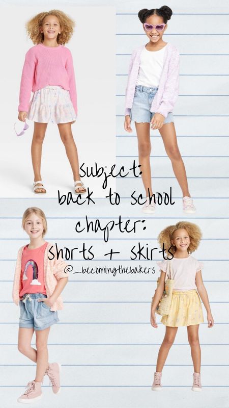 Cassidy loves these cotton skorts because they are comfortable and have built in shorts. They also have Jean shorts for back to school!

#LTKBacktoSchool #LTKsalealert #LTKkids