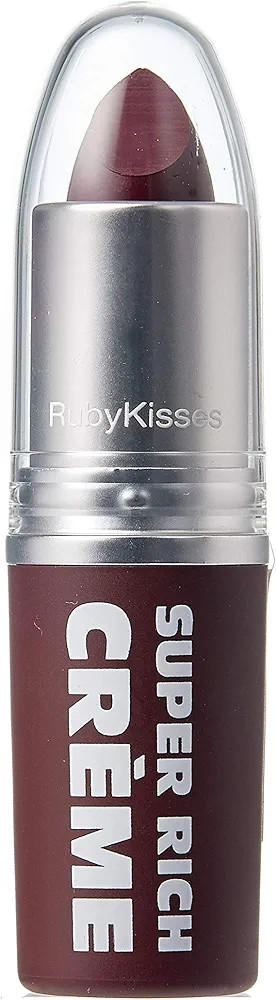Ruby Kisses Super Rich Creme Lipstick, Hydrating Full Coverage Long Lasting Highly Pigmented Smoo... | Amazon (US)