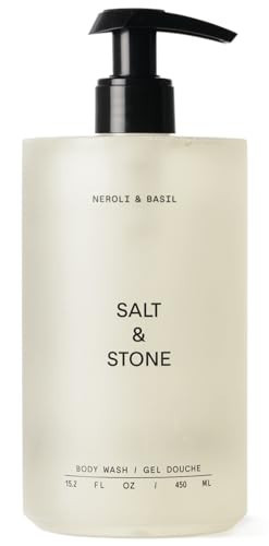 Salt & Stone Body Wash for Women & Men, Neroli & Basil 15.2 fl oz | Amazon (US)